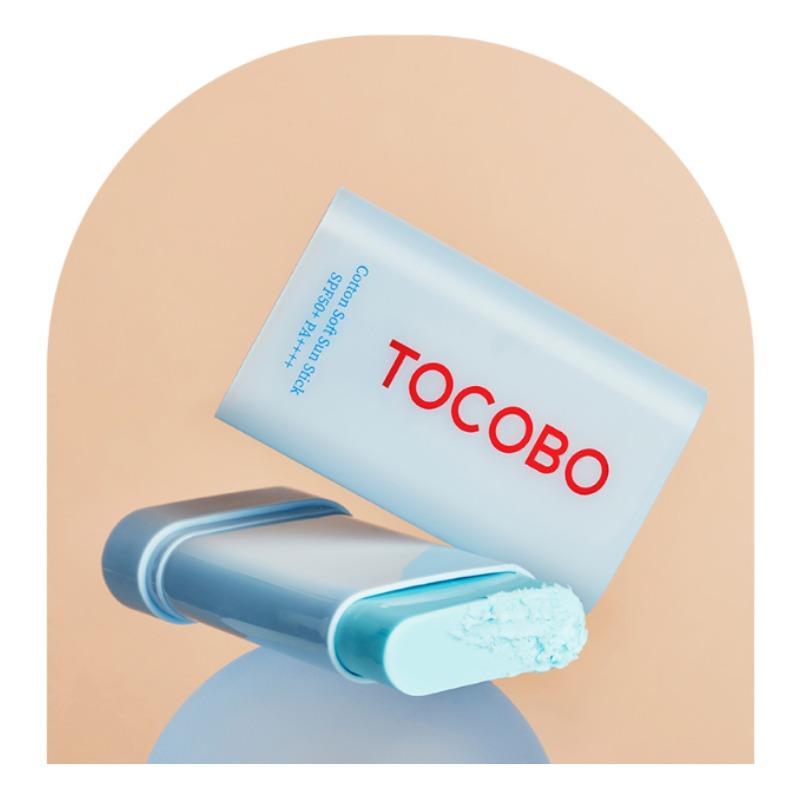 TOCOBO Cotton Soft Sun Stick 19g SPF50+ PA++++ | Vegan Sunscreen Stick | Soft Matte Finish | For Oily & Combination Skin | Korean Skincare