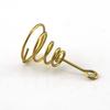 MNFT 200Pcs/Lot Olive&Horn Shape Spiral Spring for Explosion Fishing Hooks Stainless Steel Fishing Bait Accessories