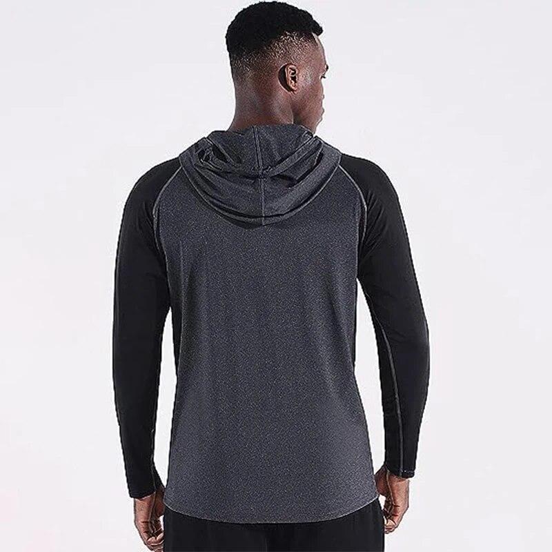 Kulturistická svalová mikina pánská sportovní tréninková bunda posilovna fitness cvičení pulovr atletická tepláková souprava běžecká mikina pánská