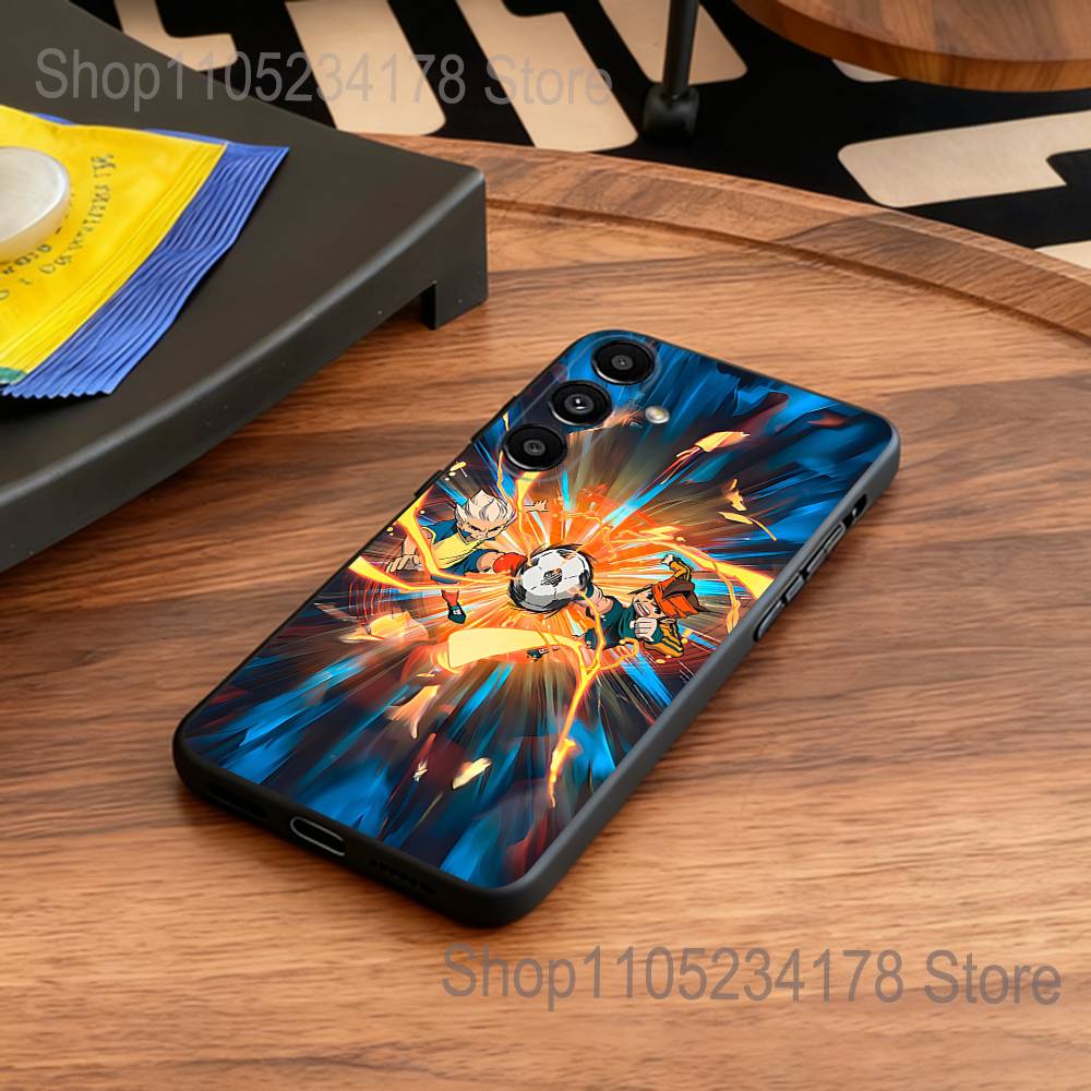 I-Inazumas Aniem E-Eleven Phone Case for Samsung S24 S22 S25 Ultra S9 S20 FE S23 Plus S10 S21 Shockproof Funda Cover
