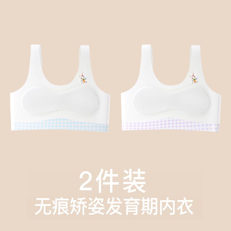 Girls' Underwear Development Period, One-year-old Girl Bra, Primary School Children's Small Vest, Girl Junior High School Seamless