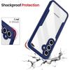 Coque de protection - BOOLING - Samsung Galaxy S24 Plus - TPU souple - PC rigide - Bleu Marine
