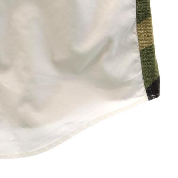 SOPHNET. Made In Japan Camouflage Switching Long Sleeve Button Down Shirt Men's Used