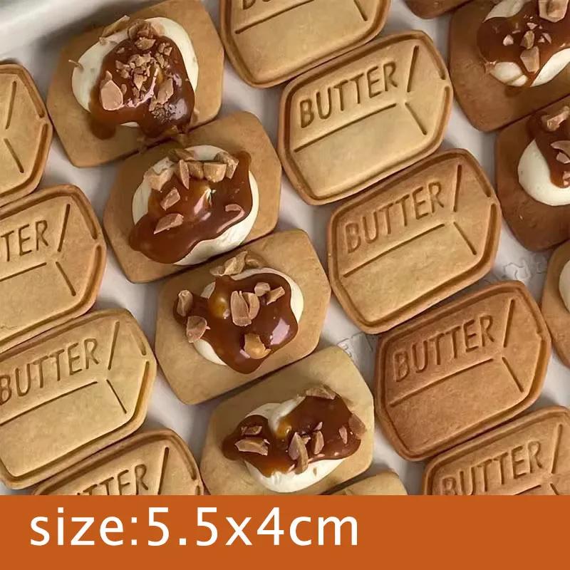 New Jam Sandwich Flowers Cookie Cutter 3D Birthday Biscuit Molds Pressable Fondant Stamp New Year Cakes Decor Baking Supplies