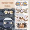 1-4Pairs Women Brooch Set Tighten Waist Button for Women Skirt Pants Jeans Adjustable Waist Clip Metal Pins Clothing Accessories