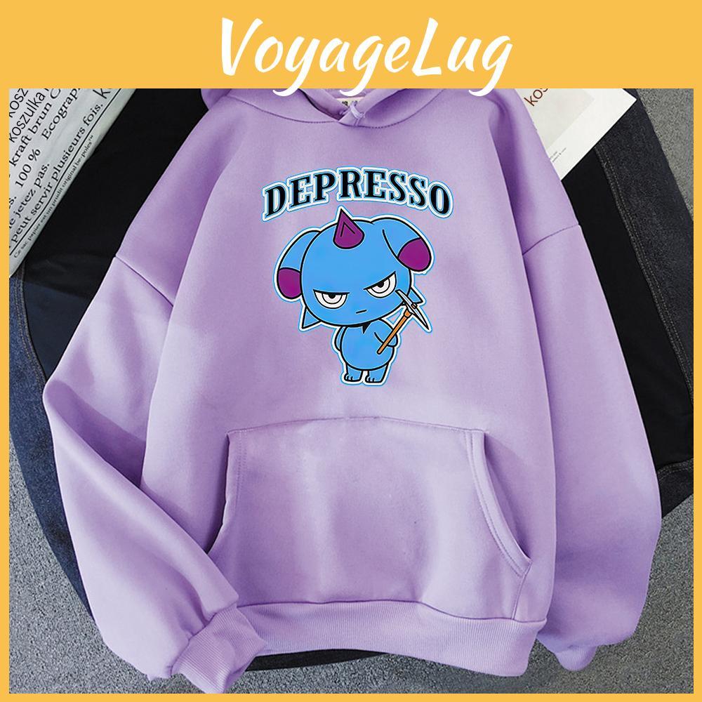 Palworld 2024 Hot Funny Game Depresso Womenmen Hoodies Lovely Kawaii Hoodie Unisex Vintage Pullovers Sweatshirt Anime Clothes