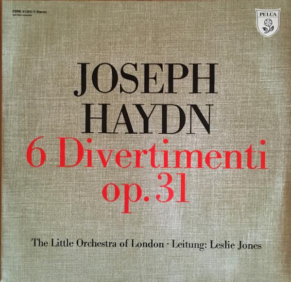 

LP Record JOSEPH HAYDN THE LITTLE ORCHESTRA 6 Divertimenti Op. 31 PSRK41005 Pelca Germany Classical Used
