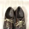Pierre Cardin Size 43 27.5 28.0cm All Leather Swirl Moc Shoes Brown