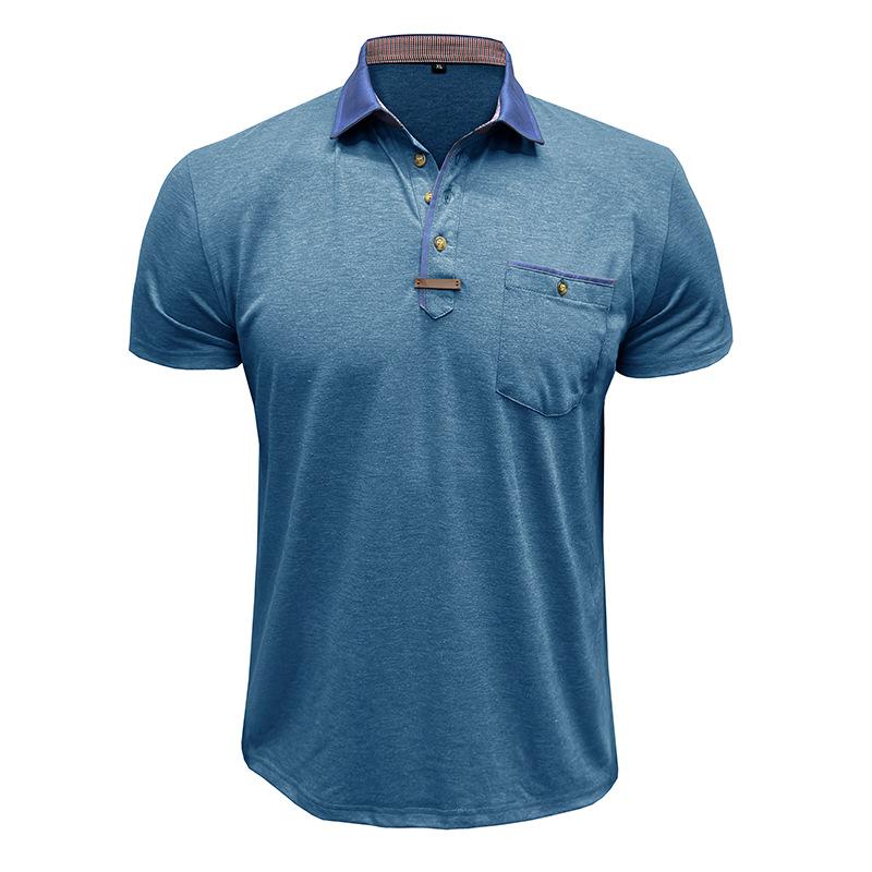 Men's Summer Fit Polo Shirts Short Sleeve Casual Workout Running Athletic Collared Shirts Outdoor Sports Golf T-Shirts Moisture-Wicking Tennis Shirts
