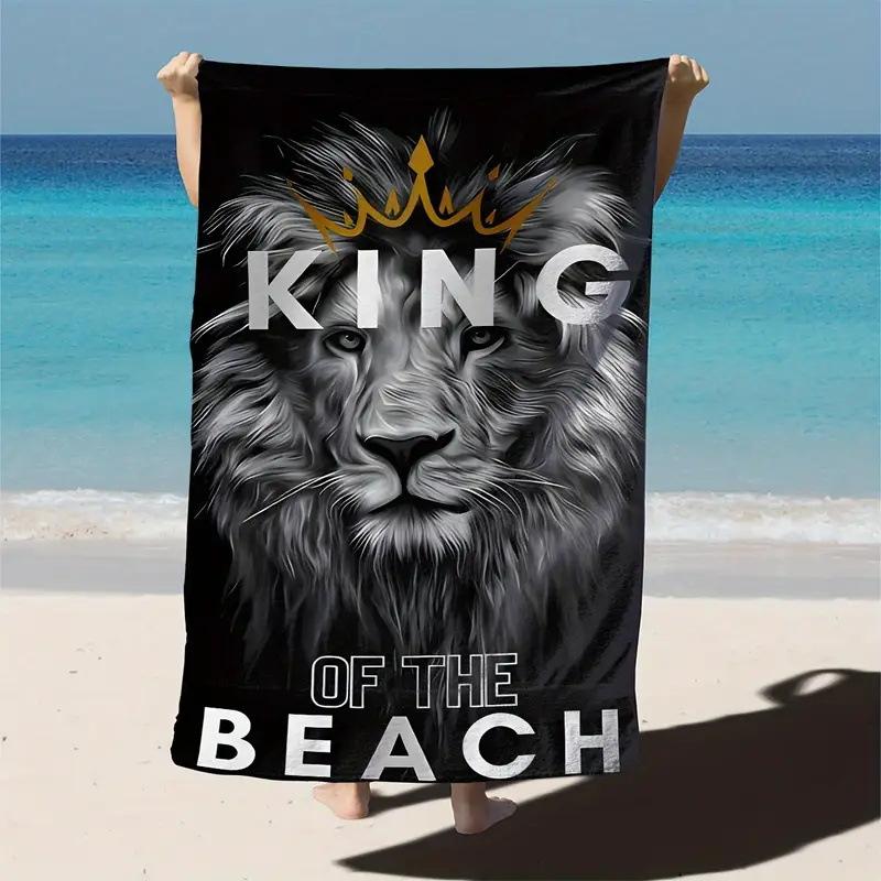 Beach Towel Quick-Drying Absorbent Beach Towel Microfiber Digital Printing Bath Towel Adult Plus