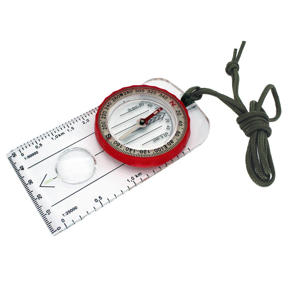 Multi-functional Magnetic Compass Outdoor Children and Students Luminous Multi-functional Waterproof Compass