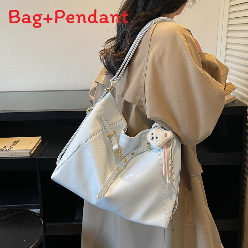 Urban Minimalist Pu Tote Bag For Daily Commute With Multiple Compartments