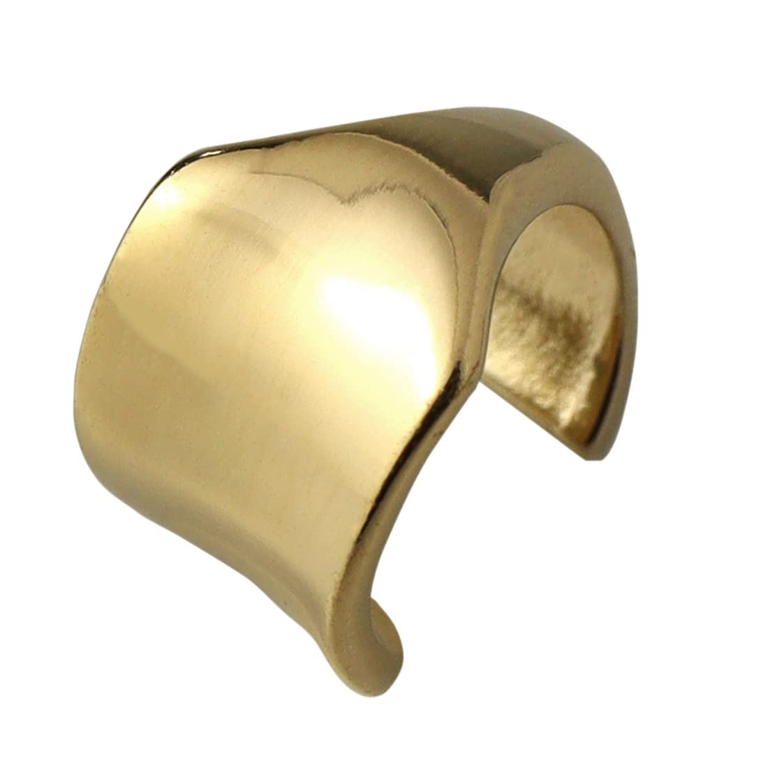 

Синдзюку Гиннокура позолоченные простые однотонные серьги-каффы 1P одно ухо 24K K24 серебро 925 пробы