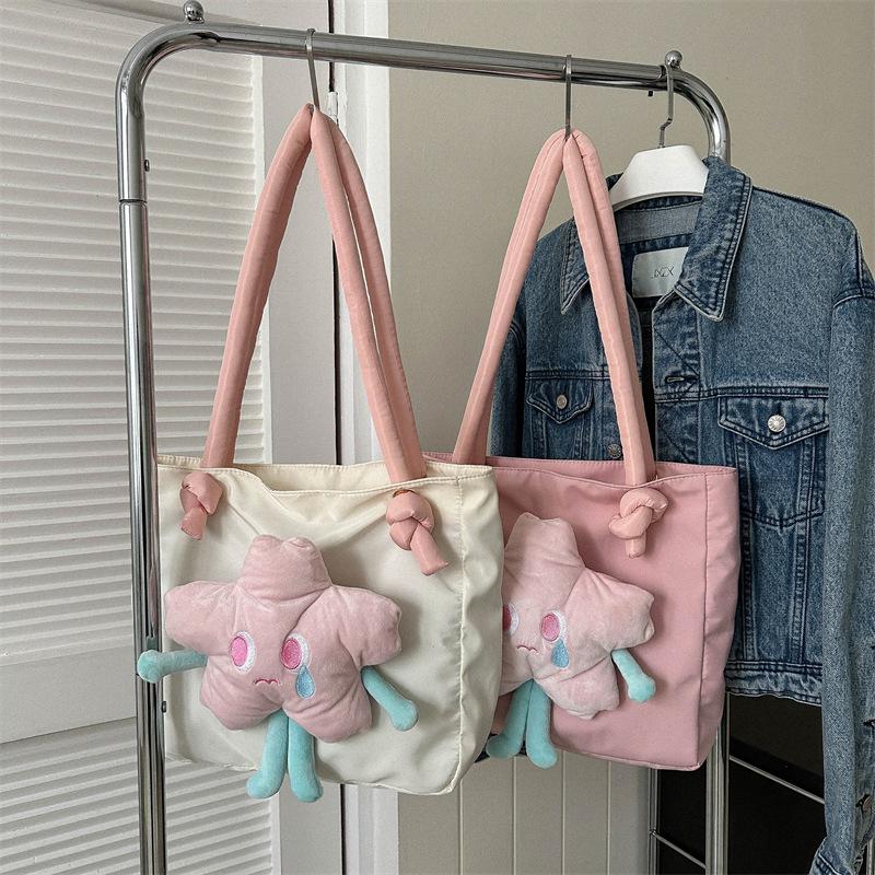 Chic Large-Capacity Handbag 2024 Spring/Summer Star Tote Trend