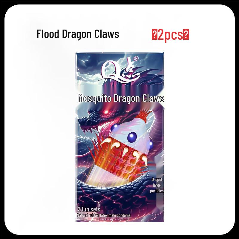 Q-point Hyaluronic Acid 001 Large Particle Delay Condoms - Long-lasting Contraceptives for Adults