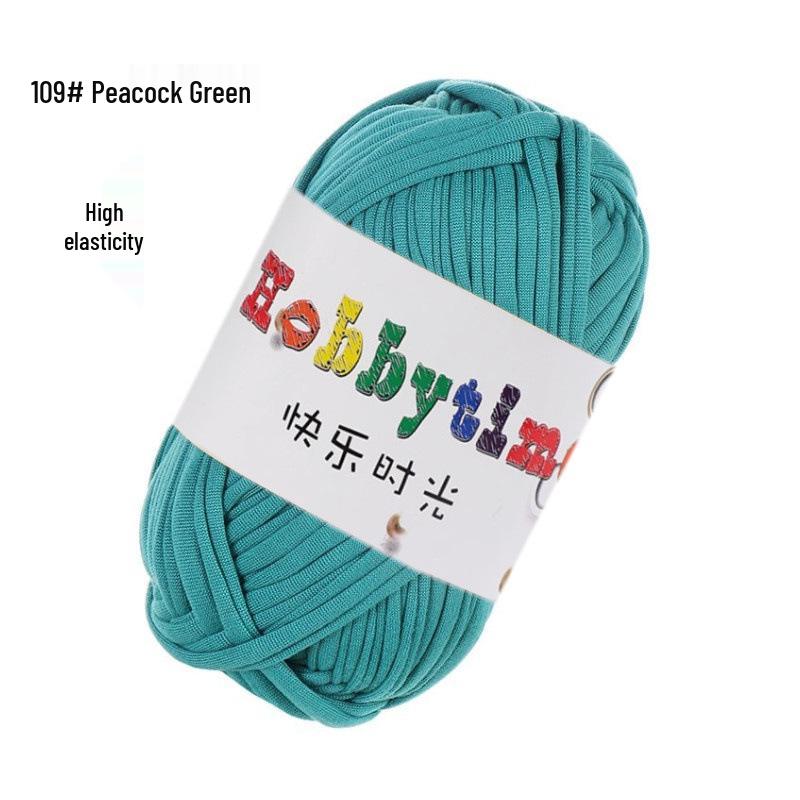 Cloth Strip Yarn DIY Crochet Kit: Handmade Bag, Knitting Material for Cushions, Carpets, and Dolls