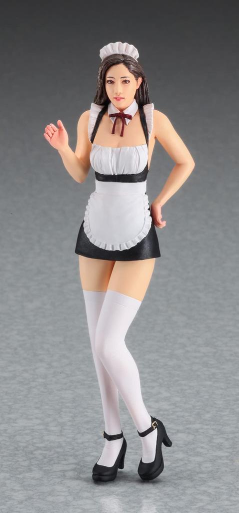 Hasegawa Real Figure Collection Maid Unpainted Resin Kit SP525 1/12 No.18