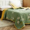New Printed Quilt Washed Cotton Quilt Summer Thin Quilt Skin Friendly Bedding Air Conditioning Thin Blanket Home Textiles Machine Washable