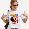 Kawaii Engraado Mafalda Impresso Grfica Camiseta Feminina Harajuku Roupas Estticas Branco Topos Tshirt 2021 Moda Casual Feminino T Camisa