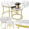 Mese de cafea rotunde, industriale, glamour, masă, 60x60, 40x40, set mese de cafea