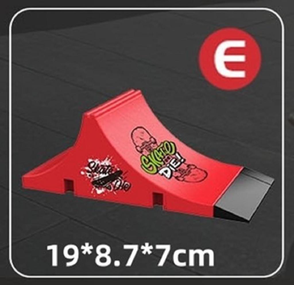 Finger Skateboard and Ramp 6 2 Finger Skate Show Off Your Finger Ideal for Skateboarding Image Training Accessories, Sections, Combos, Park,