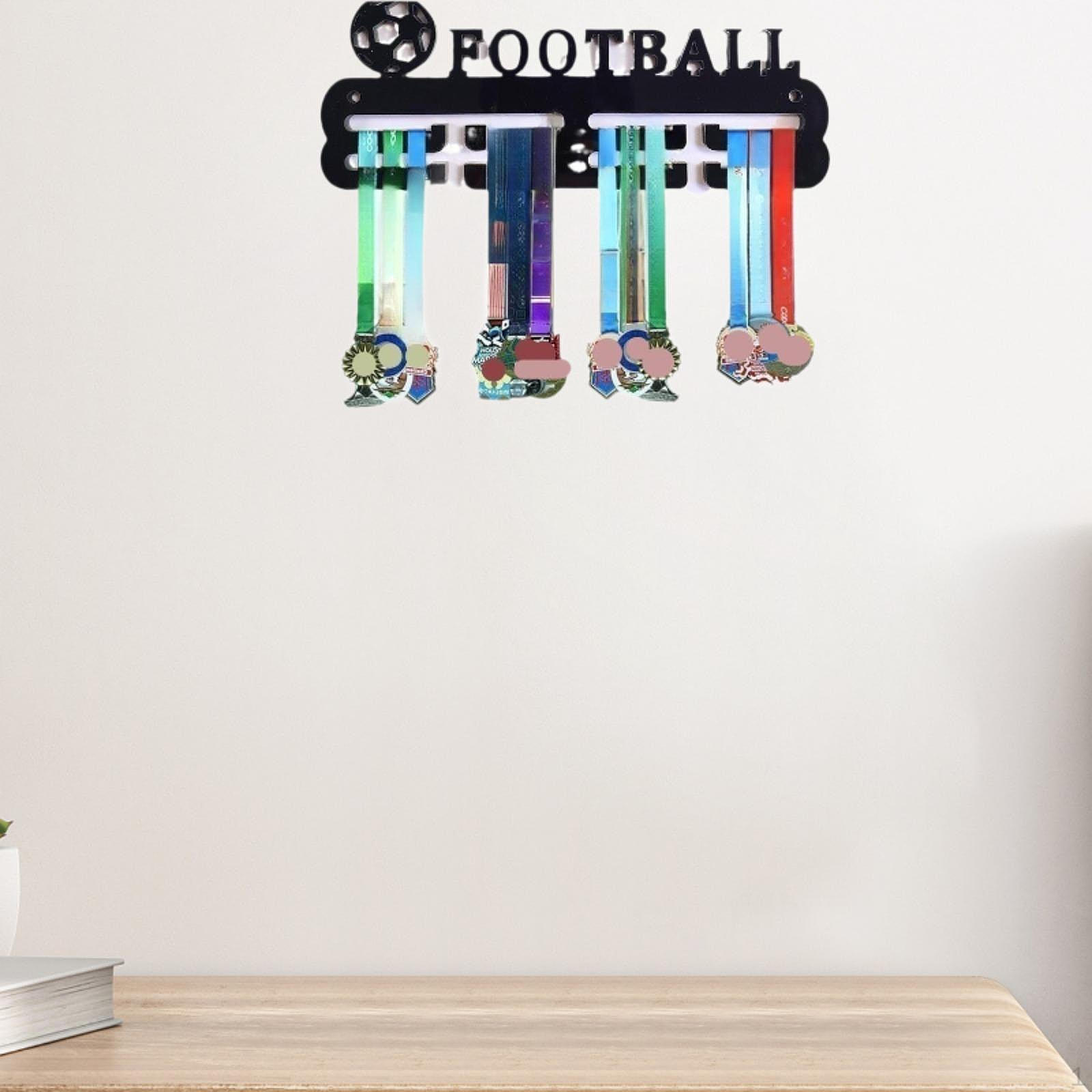 

Вешалка для медалей, органайзер для наградных лент, настенная рамка для наград, держатель для медалей Football