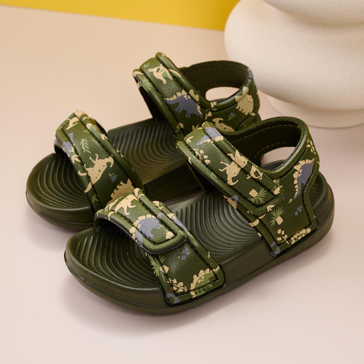 

Модные легкие дышащие сандалии для мальчиков-малышей - Удобные для лета и осени на открытом воздухе 30 зелёный