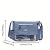 Daily Versatile Large Capacity Class Mailman Shoulder Bag Cute College Style Girl Japanese Campus Crossbody Bag