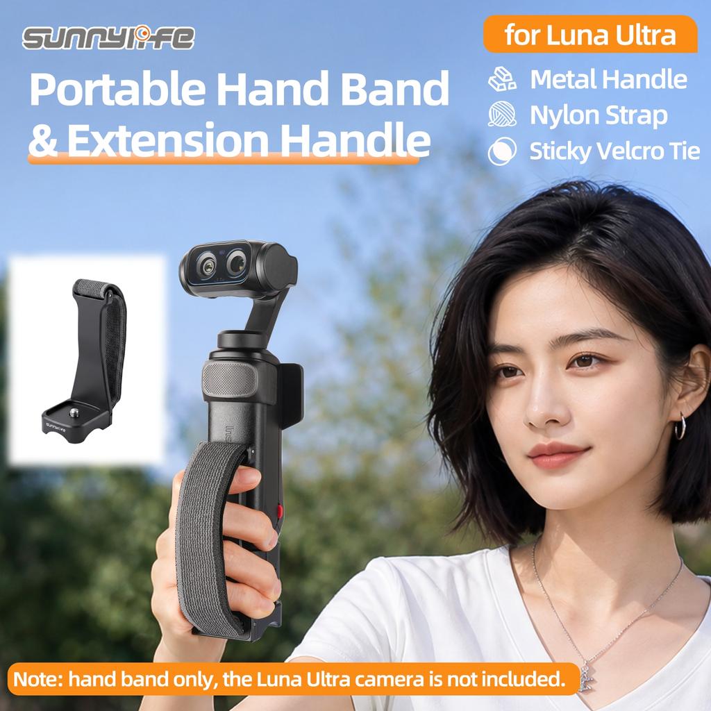 Anti Drop Handle Nylon Wrist Strap Extension Stand for Insta161 Luna Ultra Expansion Hand Strap Mount Holder Camera Accessories