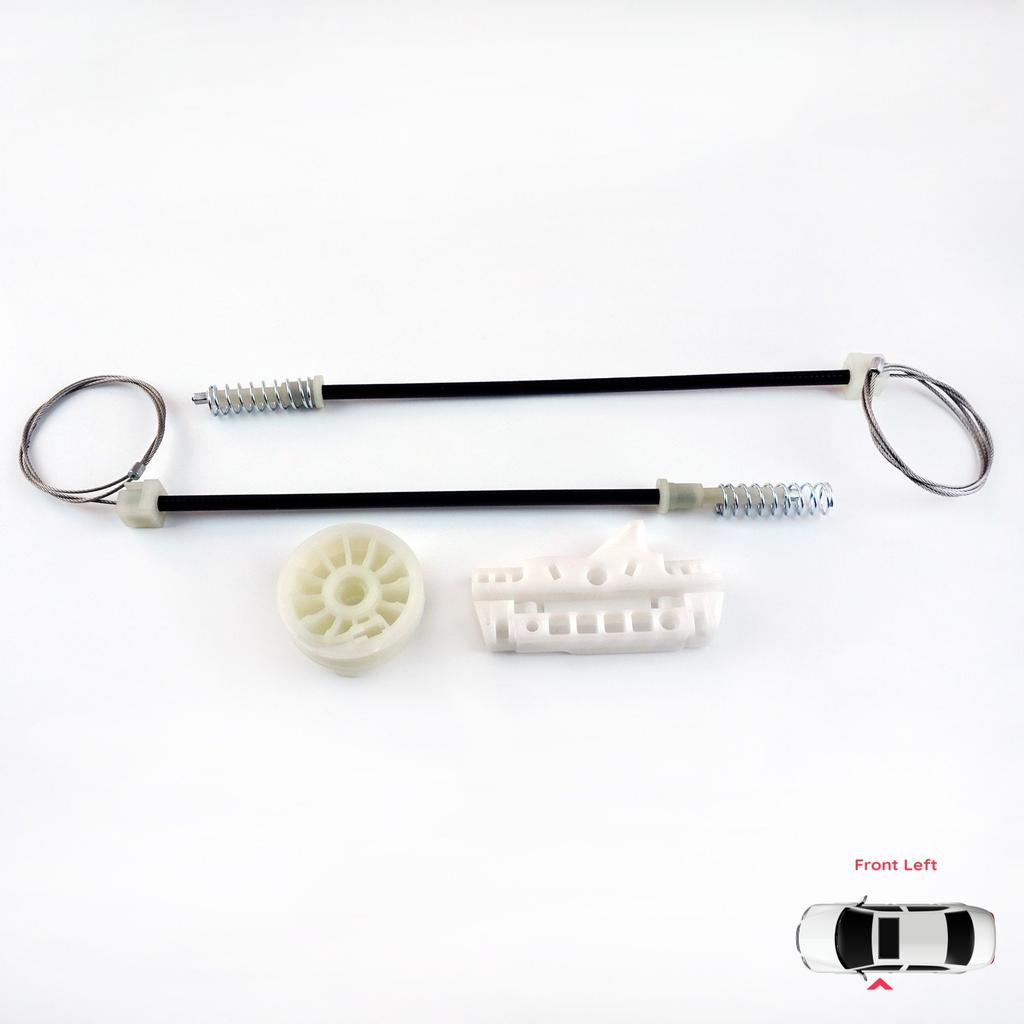 EWR5377 Power Window Regulator Repair Set Front Left for Opel Corsa D S07 2006-2014 5-Door 13188490 