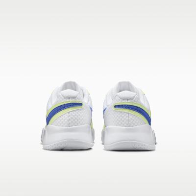 Nike Court Lite 4 White Light Liquid Lime Sapphire (Women's)
