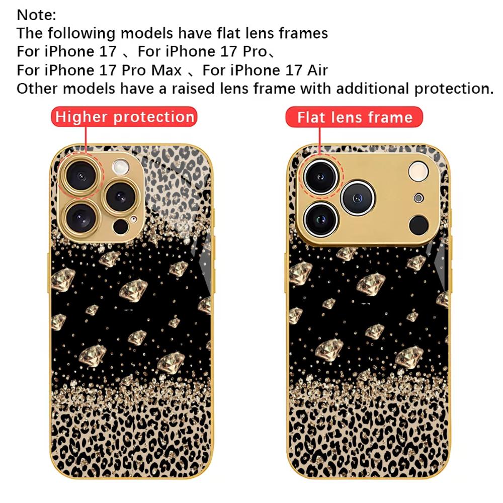 Diamant Exquisite Bestseller Handyhülle Galvanisierte Glas Handyhülle für iPhone 17 16 15 14 13 12 11pm Pro Plus Tablethülle