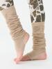 Suria Yoga Socks Made In Japan Leg Stays In One Size Fits Cappuccino [Nataraja] Warmers, Heelless, Toeless, Place, All,