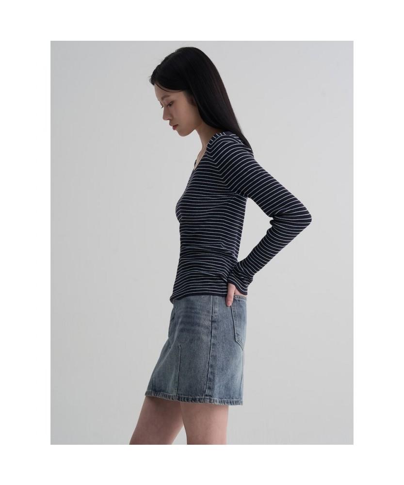 8SECONDS Denim Mini Skirt Blue