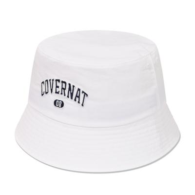 COVERNAT Arch Logo Bucket Hat White