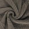 1 Set Blätter-Jacquard Klapphockerbezug Elastisch Einfarbige Runde Stuhlhusse Strapazierfähige Rückenlehnen-Stuhlbezüge für Wohnzimmer