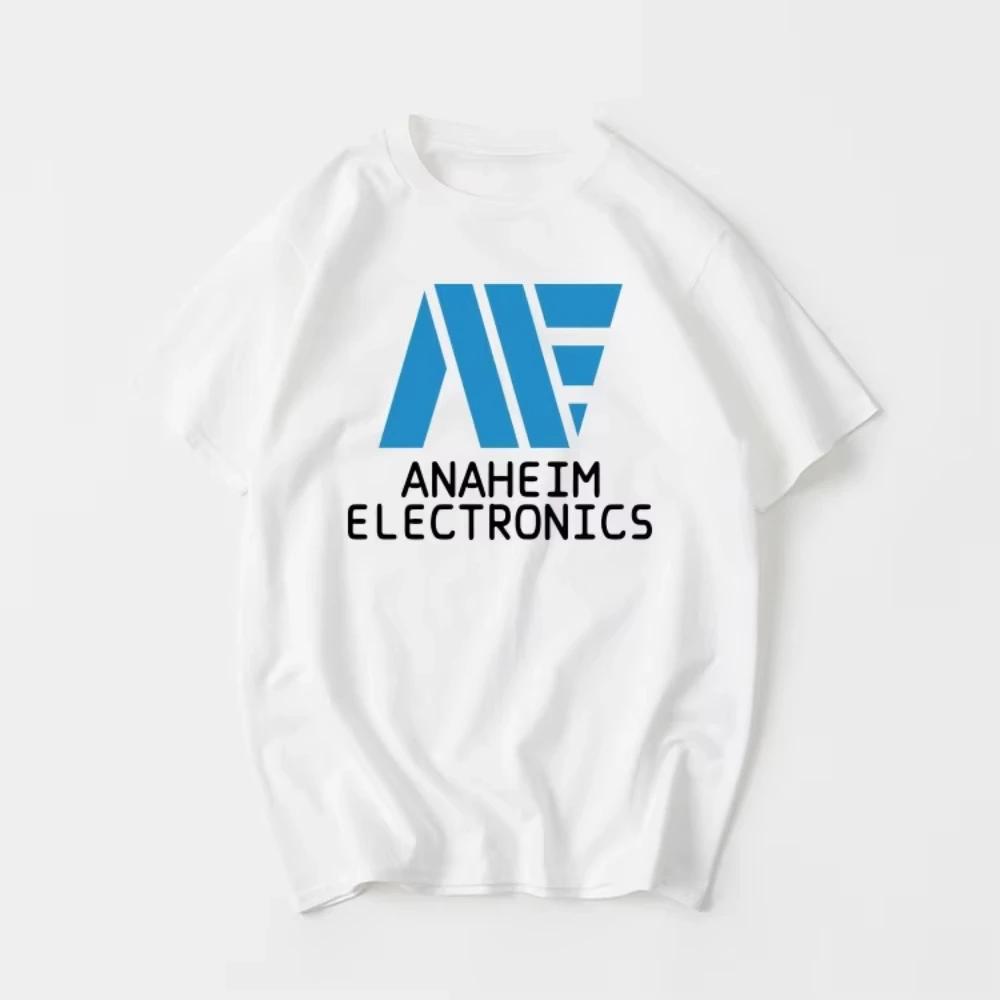 2025 Summer Fashion New Mobile Warrior Gundam Anaheim T-shirt Short Sleeve with Crewneck for Summer Male and Female Couples Tops