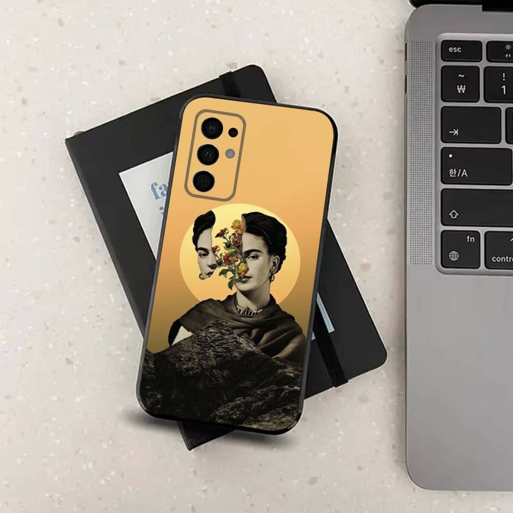 

F-FridAS K-KaHlo-ES Artist For Samsung Galaxy A53,31,52,72,41,22,73,32,71,Note,J7,8,9,5G Soft Black Silicone Phone Case Samsung a31
