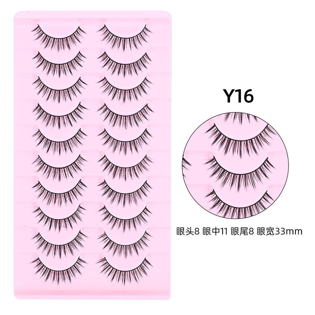 Whole One-piece False Eyelashes Hard Stems Natural Thick COS Thai Makeup Little Devil Daily 2026