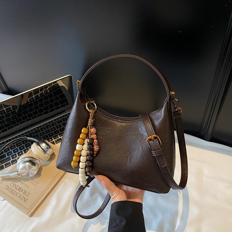 Premium Casual Dumpling Bag 2025 Versatile Temperament Exquisite Foreign Style Autumn and Winter New Shoulder Bag Women's Messenger Bag