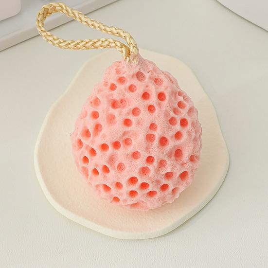 Bath Ball Fluffy Breathable Bath Sponge with Circular Acupoint Massage Design 360 Degree Pore Soothing Soft Exfoliating Towel