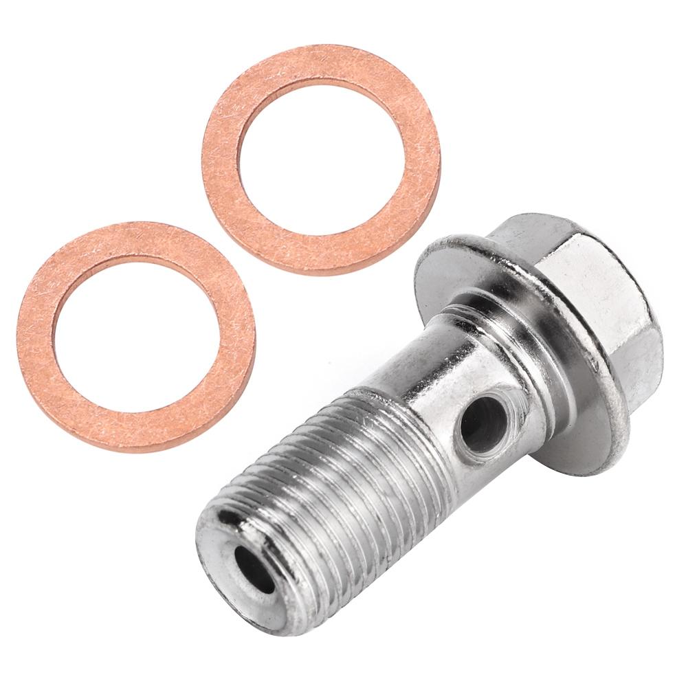 

10mm M10x1.00 Motorcycle Screw Hose Bolt for Brake pump Fit for Suzuki Honda Kawasaki Yamaha