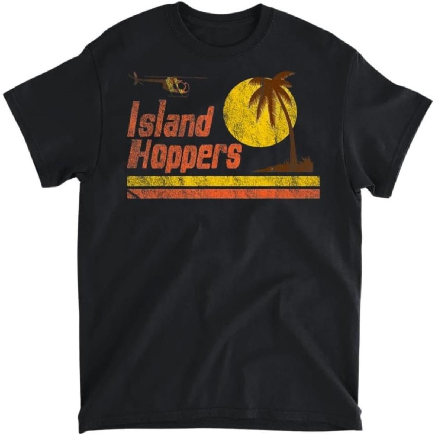 Magnum Island Retro Hoppers Sunset in PI T-Shirt, Tank Top, Long Sleeve Shirt, Sweatshirt, Hoodie Men Women Kids Made in Canada XXXXXL разноцветный
