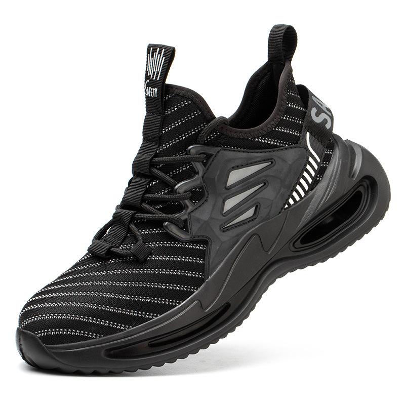 

мужская обувь, ударопрочная и устойчивая к проколам, стальной носок, дышащая и легкая для всех сезонов, защита, мужская рабочая обувь 91 Grey * 50