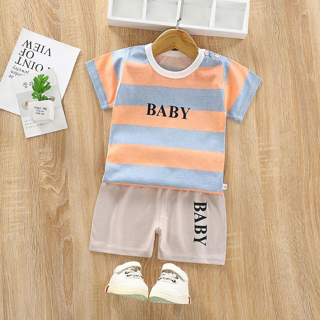 Kinder T-shirt met korte mouwen + shorts Set zomer