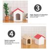 1:12 Miniature Dog House Realistic Excellent Workmanship Wood Fairy Micro Landscape Dog House for Children