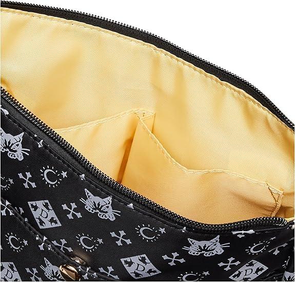 Shoulder Bag for Cat Dayan the Cat Black [Wachifield] Women, Crossbody, Monogram, Stylish, Cat, Pattern, WTSK-03 Wtsk-03-black-2