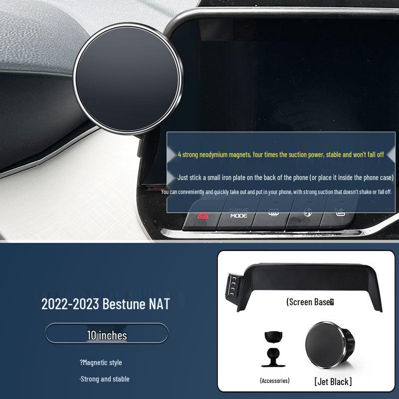 Compatible with 22-23 Bestune NAT Models: Mobile Phone Holder & Navigation Frame for Car Screen Modification