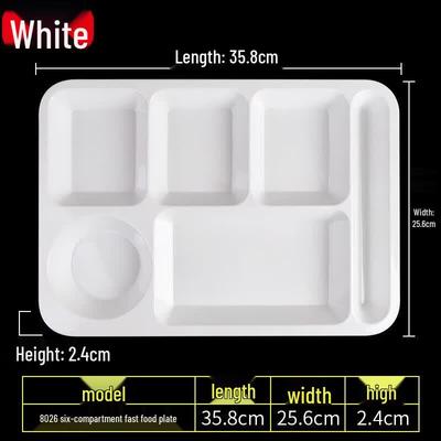 Commercial Melamine Compartment Food Tray
