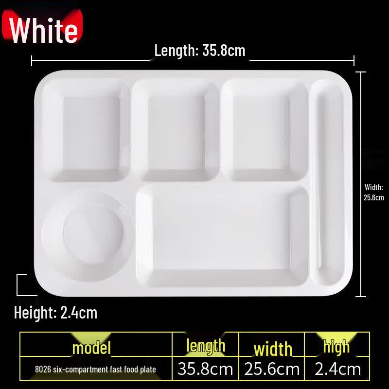 Commercial Melamine Compartment Food Tray